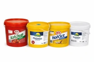 Kečup, horčica, majonéza
